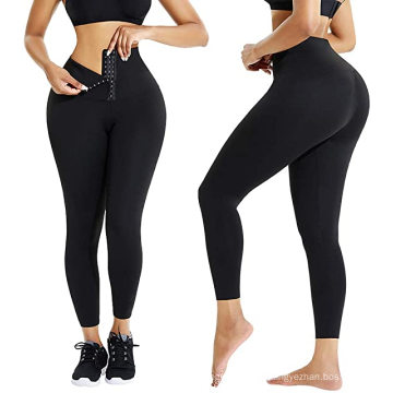 High Waist Adjustable 3 Hooks Leggings for Women Yoga Leggings Tummy Control Waist